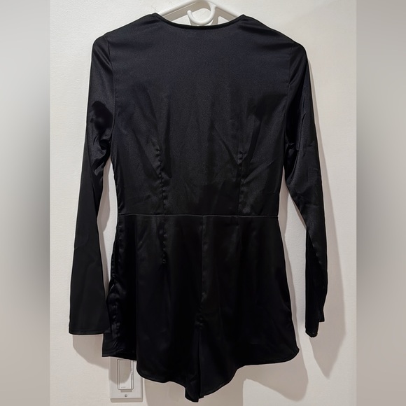 Luna B Satin Finish Romper - Picture 2 of 2